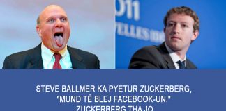 Steve Ballmer ka pyetur Zuckerberg, “Mund të blej Facebook-un.” Zuckerberg tha JO