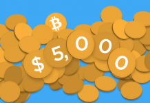 Bitcoin kaloi në $ 5.000 sot