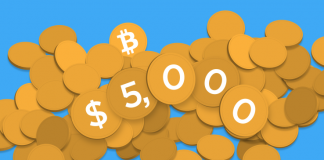 Bitcoin kaloi në $ 5.000 sot